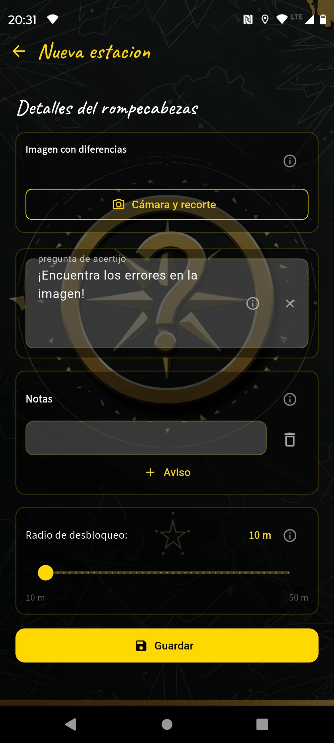 Encuentra las diferencias — Editor