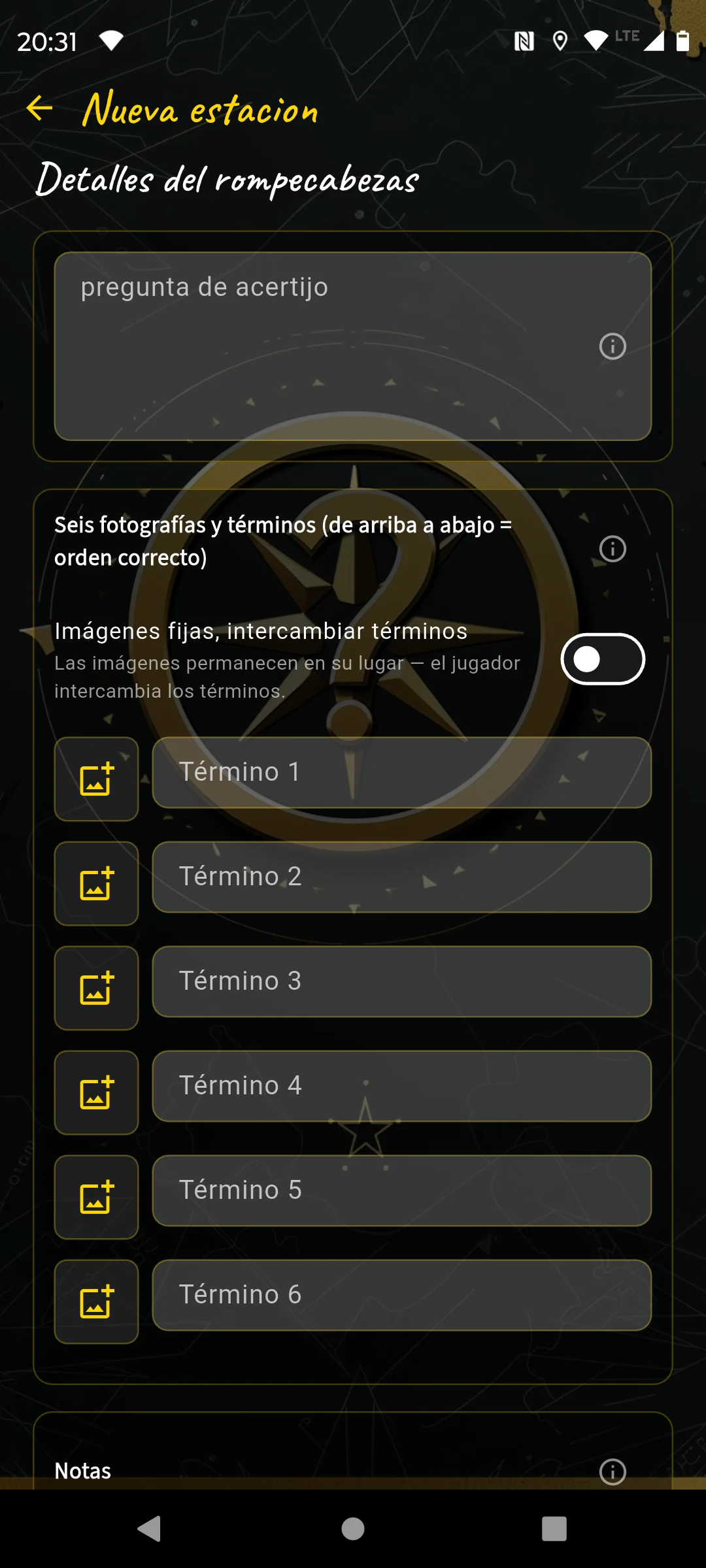 Ordenar imágenes — Editor